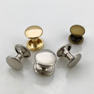 Cheap Round Hardware Rivet Silver / Gold Metal Fasteners Hardware Stationery for sale