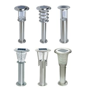 Steel Solar Powered Lawn Lights External No Consumption Of Electricity