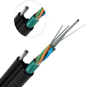 China 24 Cores Figure 8 GYTC8A GYTC8S Self- supporting Aerial Armored Fiber Optic Cable on sale