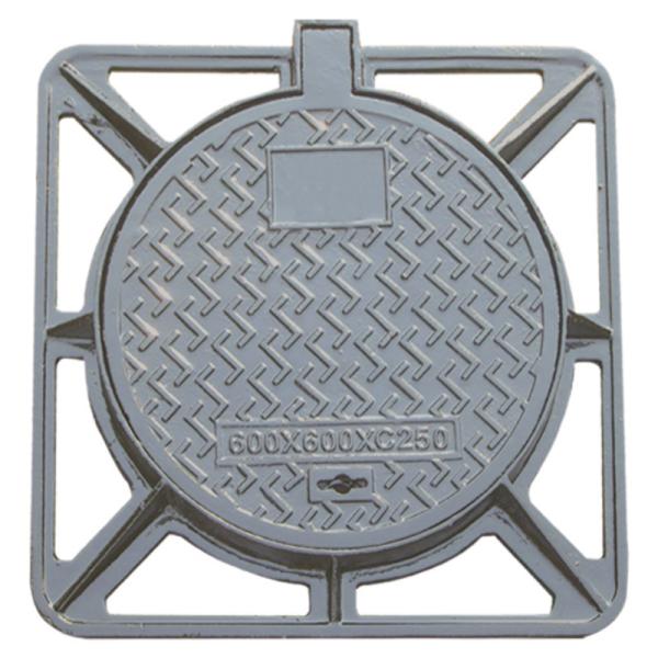 Quality Heavy-Duty Ductile Iron Manhole Cover with Customized Logo wholesale