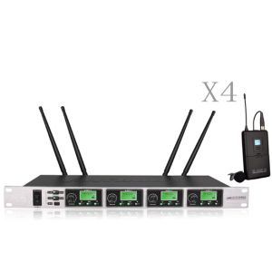 One with four Wireless Meeting Room Microphone System Adopt CPU Control SR-6004