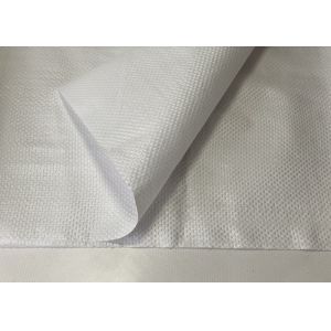 Breathable Recycled Ocean Plastic Fabric , Plain Laminated Polypropylene Fabric