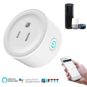 Buy cheap Smart Socket US Wifi Plug with Surge Protector, Voice Control Smart outlet Work from wholesalers