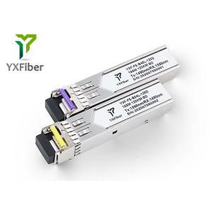 CWDM SMF SFP BIDI Transceiver 20km 60km 100km Optical Fiber Module