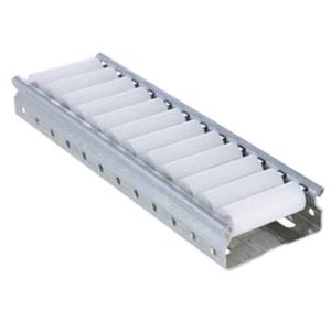 Warehouse Sliding Shelf Rack Flow Rail Plastic Wheels Roller Track Conveyor Load