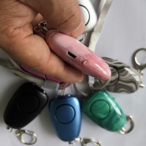 CE Women Self Defense ABS Safety Alarm Keychain With 130db Sound