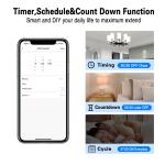 146 Type Eu Standard Wall Mounted Switch With Tuya Wifi Remote Control Lamp