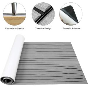 Flooring EVA Foam Decking Sheet, Faux Teak Decking Mat for Boat Yacht Marine