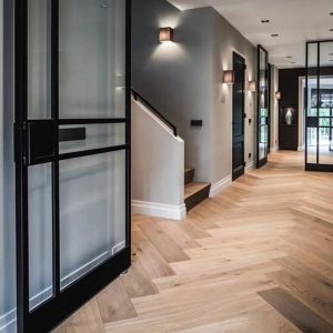 Multicolor Engineered Wood Flooring for Best Curved Herringbone Pattern Fishbone