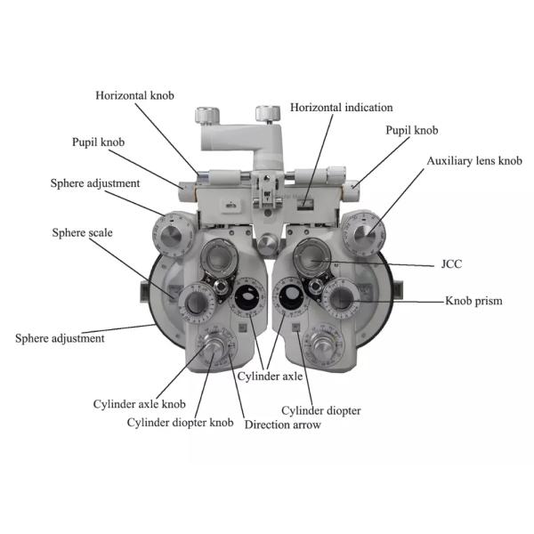 GD8706 Optometry Phoropter Fingertip Adjustment For Sphere Power Control