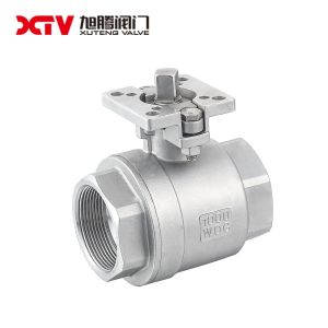 2-PC Screwed End Ball Valve CE APPROVED with GB/T12237 Standard and Customized