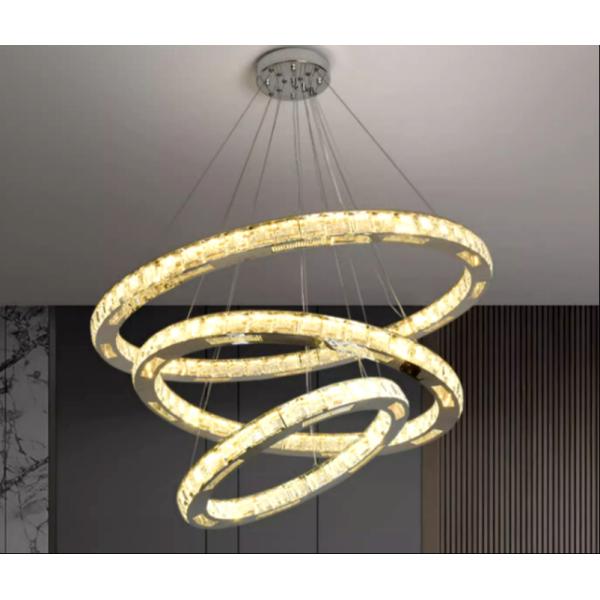 Quality Adjustable Modern Circular Ring Chandelier Dia 50cm / 19.7inch wholesale