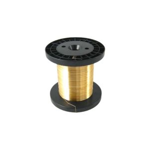 . Customized Fine Diameter Gold Plated Silver Spooled Wire For Electrical And
