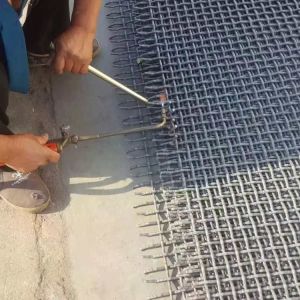 Vibrating Mine Screen Mesh , Quarry Screen Mesh In Hook Edge