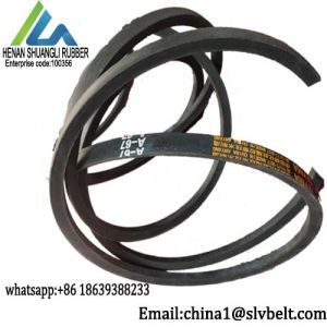 Cheap Mechanical Transmission Classical Wrapped V-belt for general drive Wear Resistance Trapezoid Type A Length 122''-132'' for sale