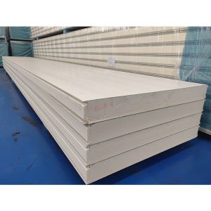 Insulated Polyurethane Composite Panels PU Foam Sandwich Panel For Workshop