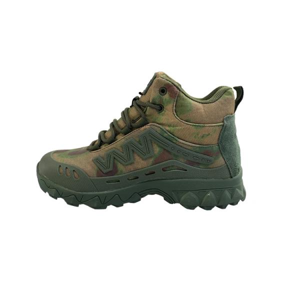 Quality Oxford Fabric Upper Anti Slip Lace-up Shoes For Lace-up Closure And Closure Combat Army Boots For Men wholesale