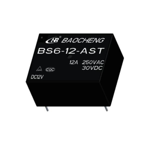 Sealed AgSnO2 SPST NO Electric Iron Relay 12V 16A BS6 - 12 - AST For Electric