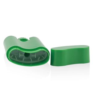 25g PP ellipsoid smooth bottle with blue/green lid for sunscreen stick