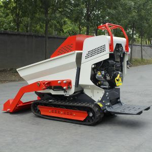 0.8 Ton Crawler Mini Hydraulic All Terrain Track Mini Truck Dumper Small Farm