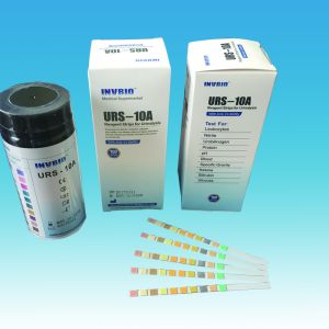 High Accuracy Glucose Bilirubin Urinalysis Test Strips 3.00mm 10 Parameters