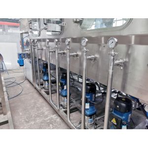 600BPH 5 Gallon Water Bottling Machine With Multistages Rinsing Process
