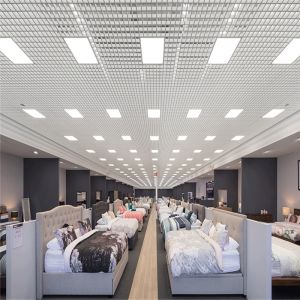 Quality 100X100 Light Weight Metal Ceiling Solution Aluminum Open Cell Ceiling System wholesale