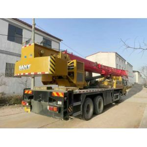 2020 Used Sany Truck Crane STC250C5-1 8m Jib Length Weichai Engine Great