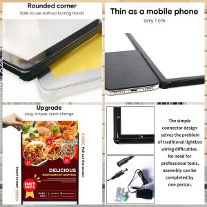 Ultra-Thin LED Poster Frame with 5000LX Brightness and 10W-39W Power Premium