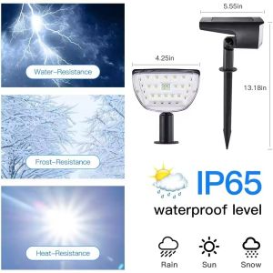 Long Lifespan Waterproof Solar Lights for Garden Automatic Function 6-8 Hours