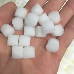 White Cylindrical Polyurethane Filter Cotton Compressor Filter Element