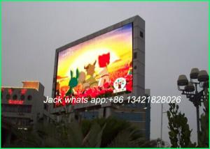 China Big P10 LED Advertising Displays LED Video Screen High Brightness 7500cd/m2 on sale
