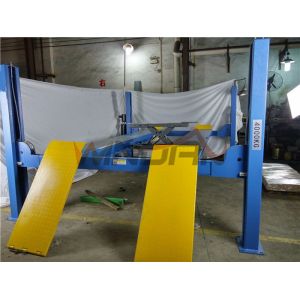 220v / 380v Alignment 4 Post Car Lifts With Rolling Jack , CE Approval