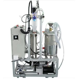 Cheap Static/Dynamic Mixing Method Automatic Epoxy Resin Dispensing Machine with Foot Pedal for sale