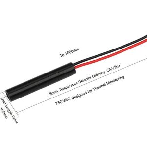 Cheap Lead Length 10mm To 1000mm Epoxy Temperature Detector Offering Dielectric Strength 750VAC Designed for Thermal Monitoring for sale