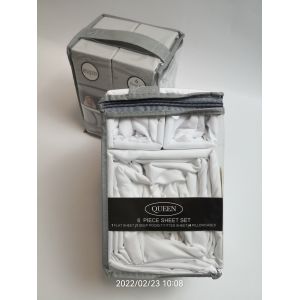 Hypoallergenic 6pcs Bamboo Bedding Set for Bedroom in European and American