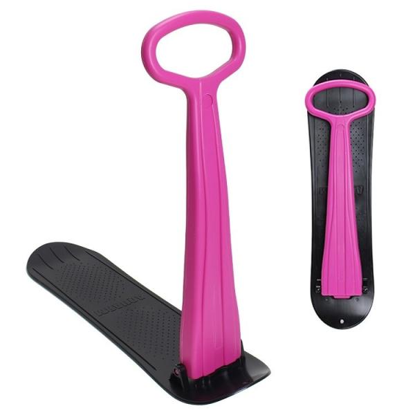 10'' Board Width Kids Plastic Folding Snow Scooter Kick-Scooter Sledge for