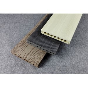 Beige Colorable WPC Composite Wood Decking High Fire-resistance