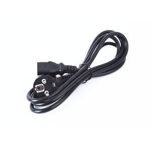 High quality copper European 3pin power cord power cabale UL ,RHOS ,CE 1m/2m/3m