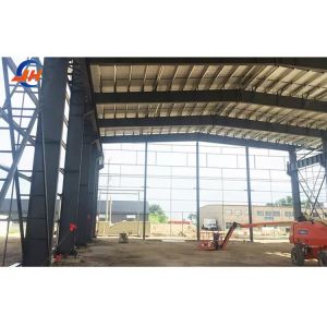 China Steel Structural Fabrication Construction Galvanized Wide Span Prefab Hanger Warehouse on sale
