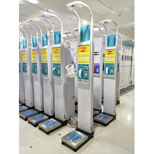 ultrasonic electronic height and weight coin operated weighing scale with bmi