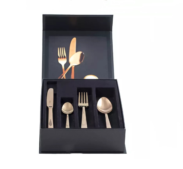 Quality Recycled Materials Dinnerware Packaging Boxes 160gsm 210gsm Paper Gift Box For Cutlery wholesale