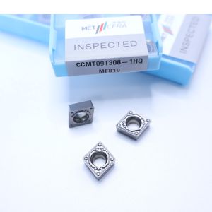 Fracture Resistance Carbide Cutting Tool Inserts CCMT09T308-1HQ MF810
