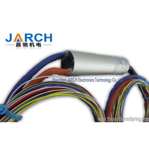 Quality 25mm FCC Signal High Speed Slip Ring Aluminium Alloy 5000rpm ,  2-36 circuits 2A wholesale