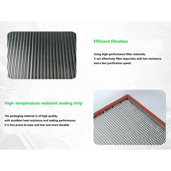High-Efficiency, High-Temperature-Resistant Filter, High-Temperature Application Air Filter