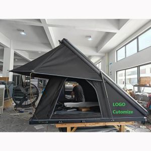 3-4 Person Easy Install Rooftop Clamshell Tent Hard Cover Rooftop Tent