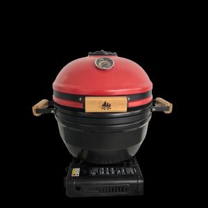 New Product Kimstone Kimtop Series Tabletop Gas Kamado Grill 15 Inch Barbecue