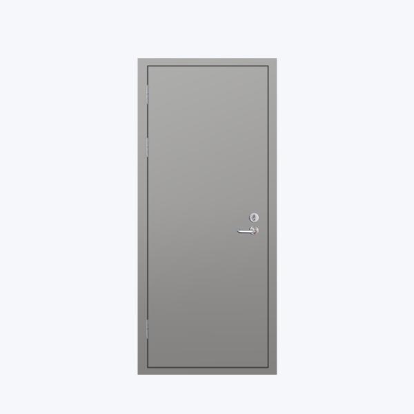 Quality Double Swing Steel Fire Exit Doors With Vision Panel / Honeycomb Paper Core wholesale