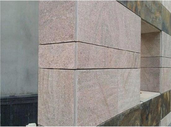 Quality Natural G682 Granite Stone Slabs Rusty Pink Granite With Polished Surface wholesale