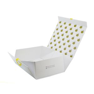 Sample Time 5-7 Days Hard Cardboard Flattable Gift Boxes with Ribbon Recycled